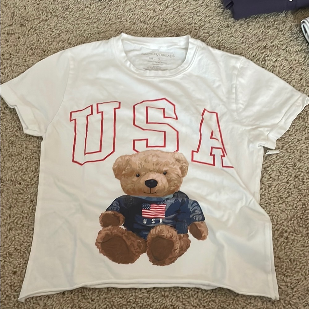 Grayson Threads Red and White Short Sleeve Tees with Patriotic Flair